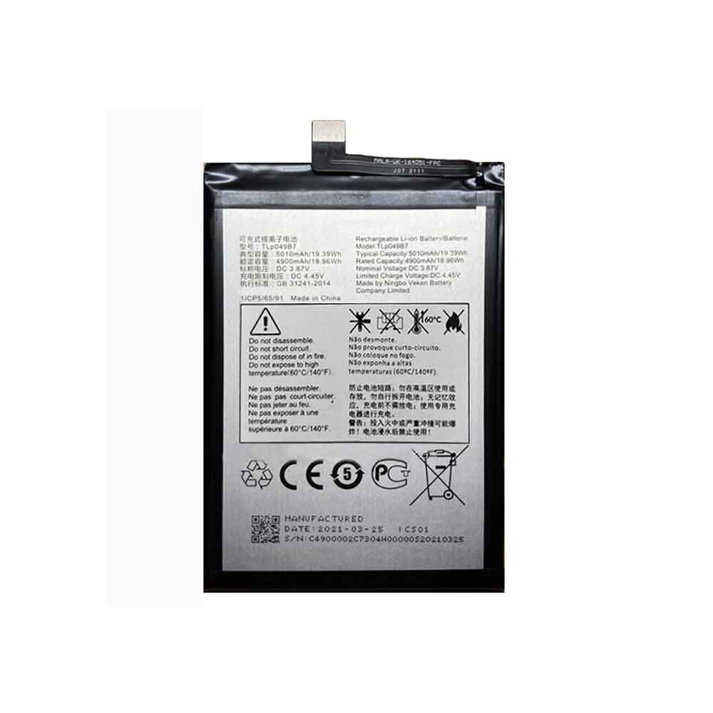 Batería para Alcatel TLP049B7